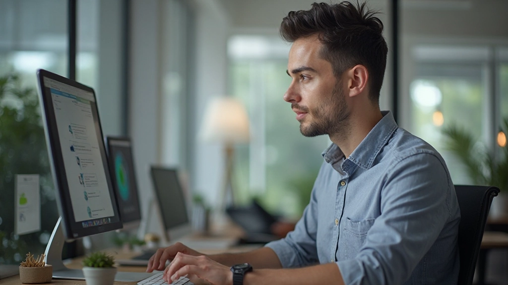 Laptop screen showing a well-organized e-commerce site layout with clear navigation menu, featured products, and sidebar filtering options