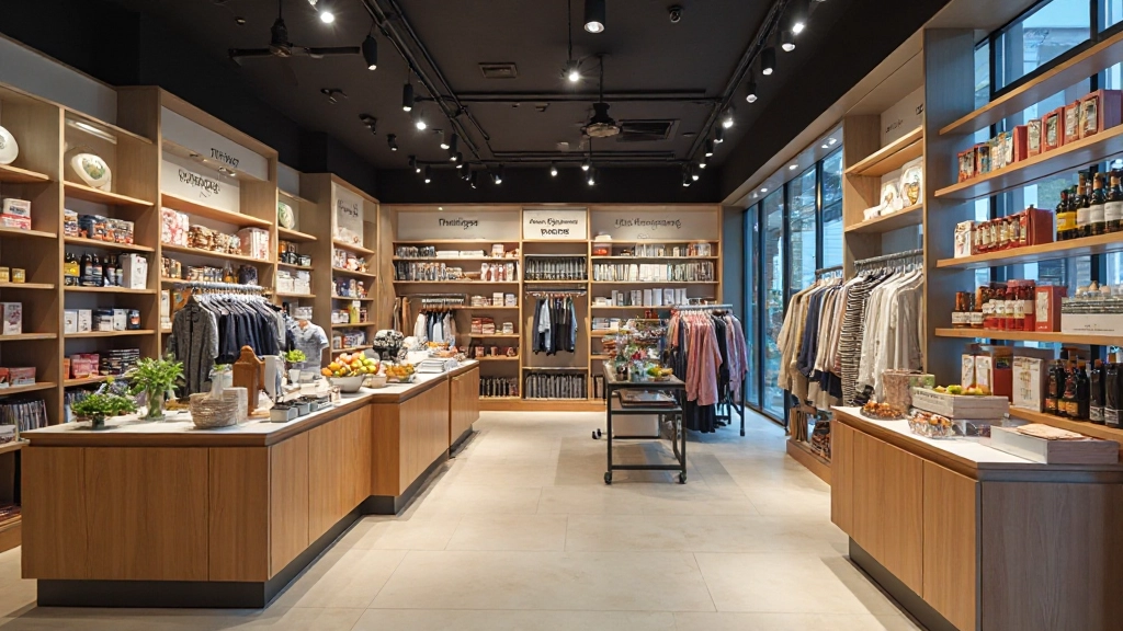Well-designed retail environment representing excellent customer experience