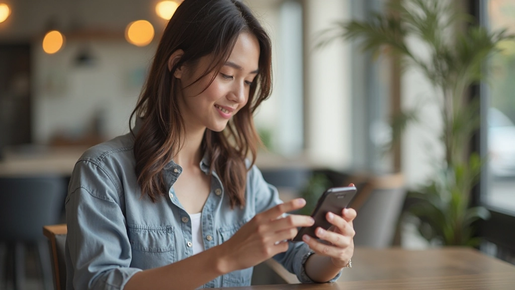 Mobile store navigation menu showing simplified category structure and search functionality optimized for touch